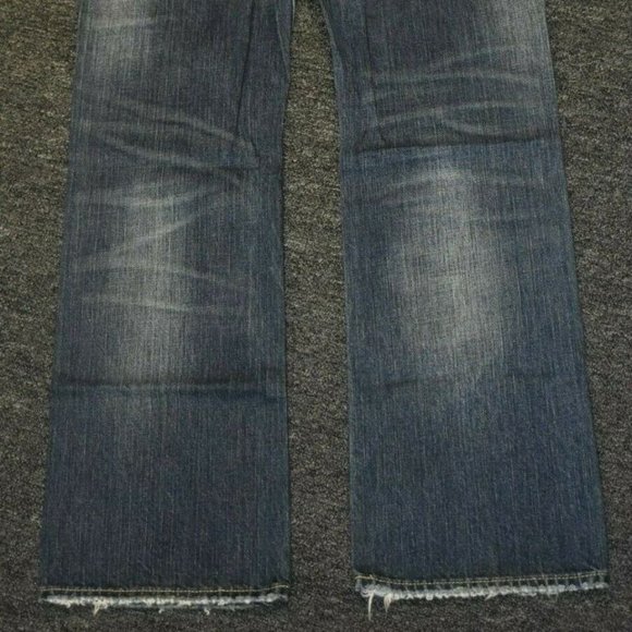 AEO Mens Original Boot Destroyed Jean - Med Wash No. 3690- 30" Inseam - NWT - Picture 3 of 8